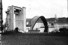 Le nouveau pont en ciment armé de Plougastel à Brest