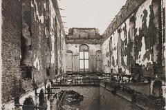 Ruines de la grande salle de l'université bibliothe