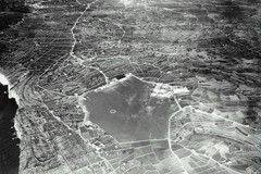 Aerial view from 2,000 meters of RAF Hal Dar and Hal Far