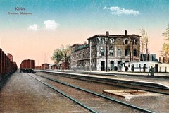 Kielce. Stacja podczas pierwszej wojny światowej