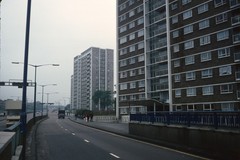 Birmingham. View of all three blocks looking South from Birchfield Road