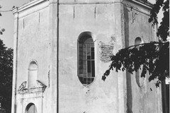 Ždánov. Кaple blahoslaveného Kolomana a sv. Pia. Původní kaple po požáru - bourání střechy