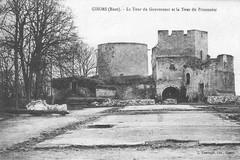 Château de Gisors - La Tour du Gouverneur et la Tour du Prisonnier