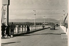 Трасса А-373. Мост через реку Сыр-Дарью автострады Ташкент-Коканд
