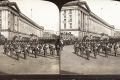 President Roosevelt Escort passing Treasury Building.Inauguration Day.Washington,D.C