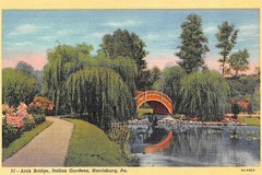 Italian Gardens. Arch Bridge
