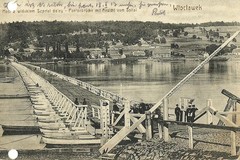 Most na Wiśle z widokiem Szpetal dolny