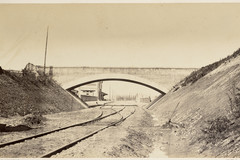 Pont de la Route Impériale et Station de Briare (Loiret)
