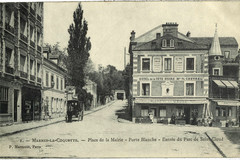 Place de la Mairie - Porte Blanche - Entrée du Parc de Saint-Cloud
