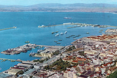 View of town and harbour