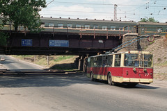 Шляхопровід залізниці через Б. Гончарівську вулицю