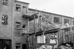 Abriss der Fabrikhallen der Probat-Werke am Ostwall / Mennonitenstraße