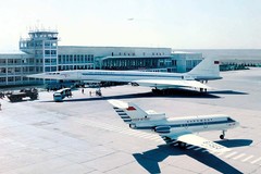 Bakı Hava Limanında Tu-144 və Yak-40