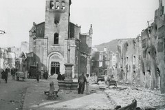 Gernika después del bombardeo de la Legión Cóndor alemana