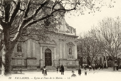Vallauris. Eglise et Place de la Mairie
