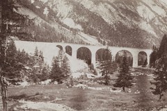 Brücke Albula III zwischen Bergün und Preda