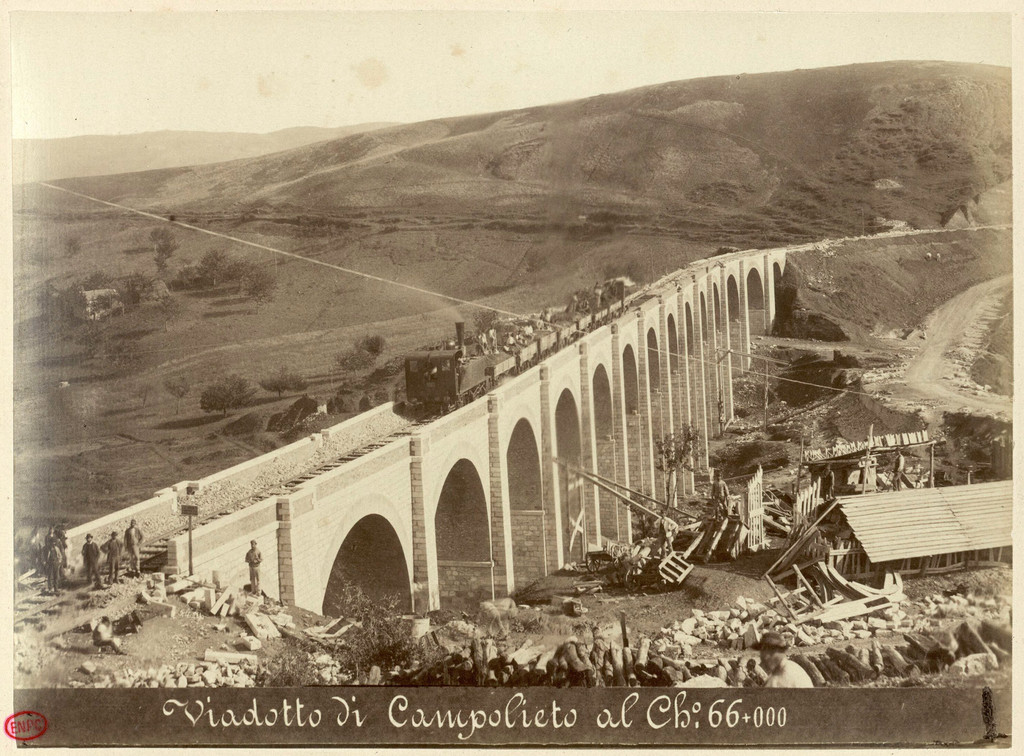 Linea Termoli-Campobasso. Viadotto di Campolieto al Ch° 66.000