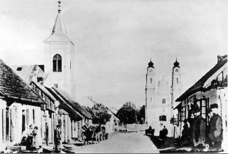 Verzhbolovo. Liuteronų bažnyčia ateities gatvių Prūsijos