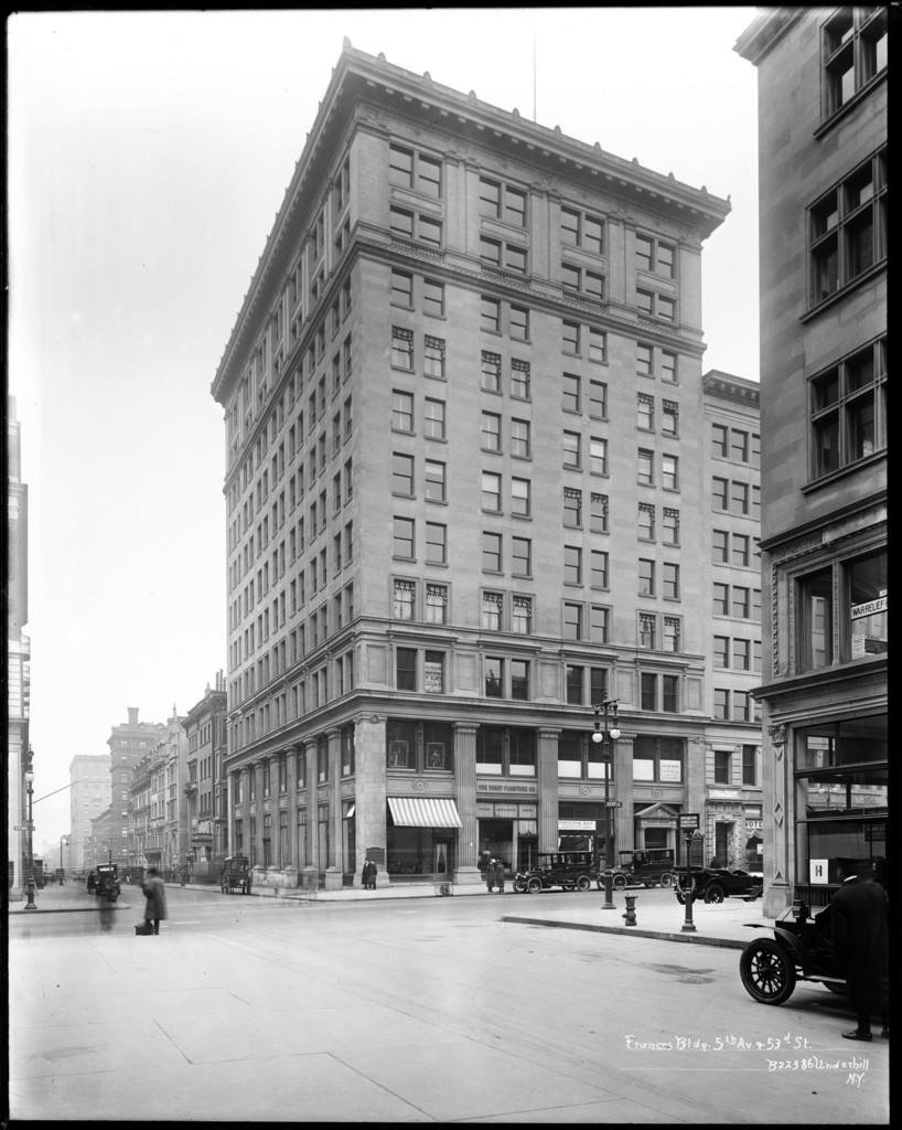 Frances Building, 5th Avenue & 53rd Street