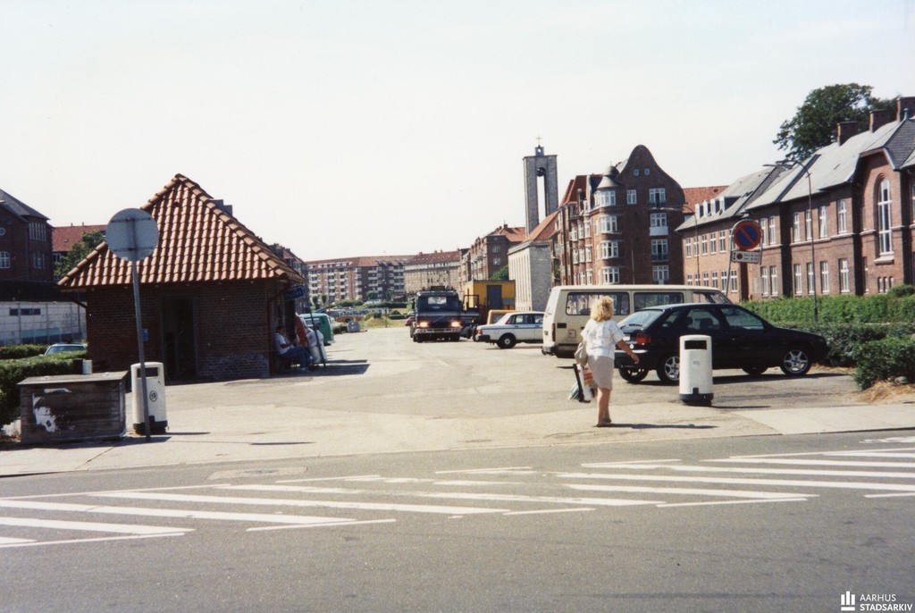 Parkeringsplads ved Ingerslevs Boulevard set fra Skt. Anna Gade