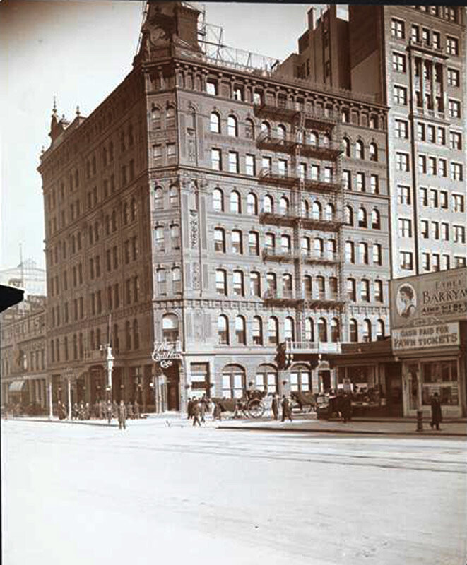 Hotel Cadillac, Broadway & 43rd Street, Northeast corner.