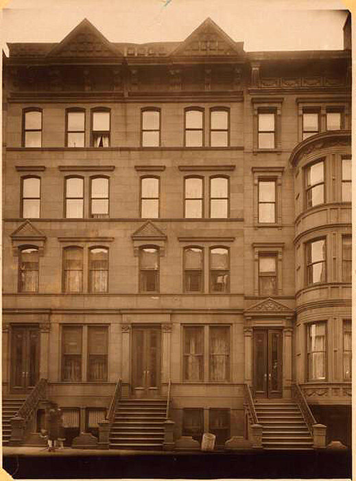 140-144 West 64th Street, north side, between Columbus and Amsterdam Avenues. About 1911.