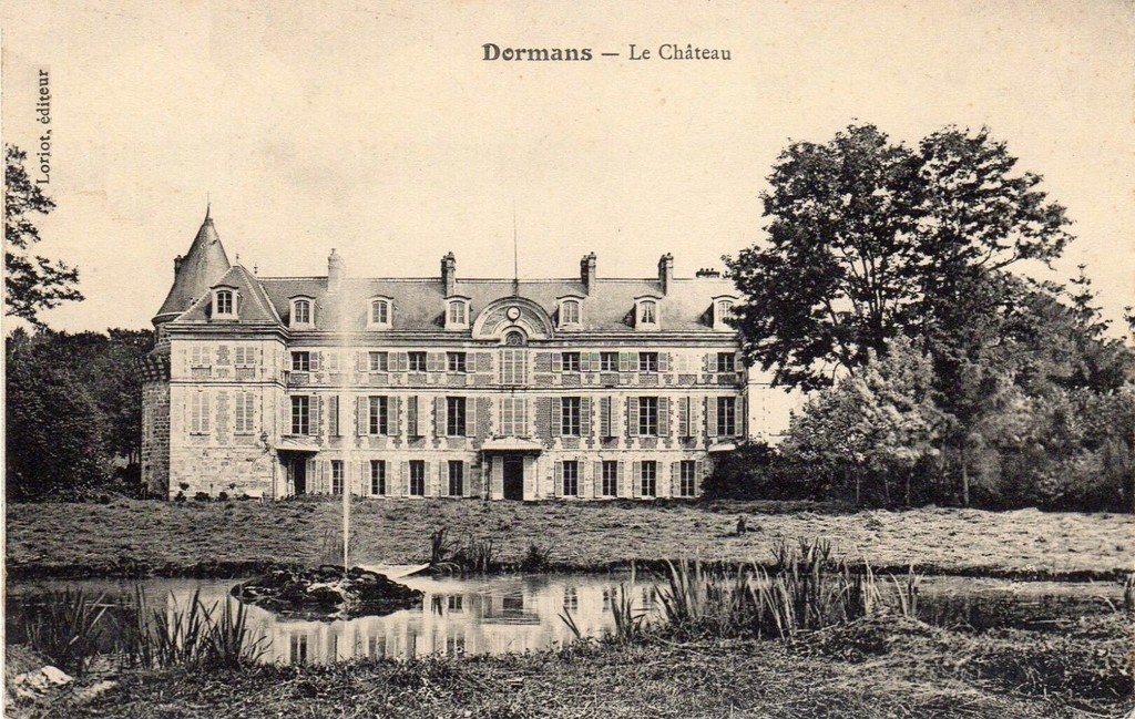 Château de Dormans. Façade principale