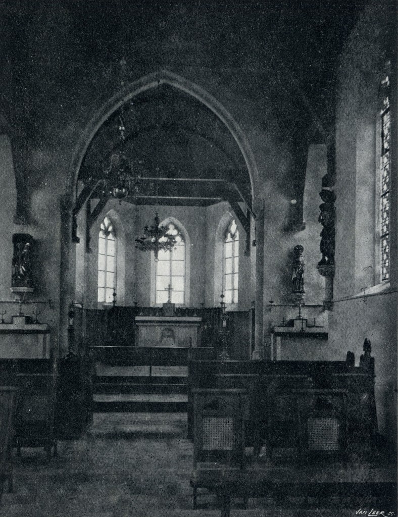 Interieur van de kapel bij het kasteel De Haar