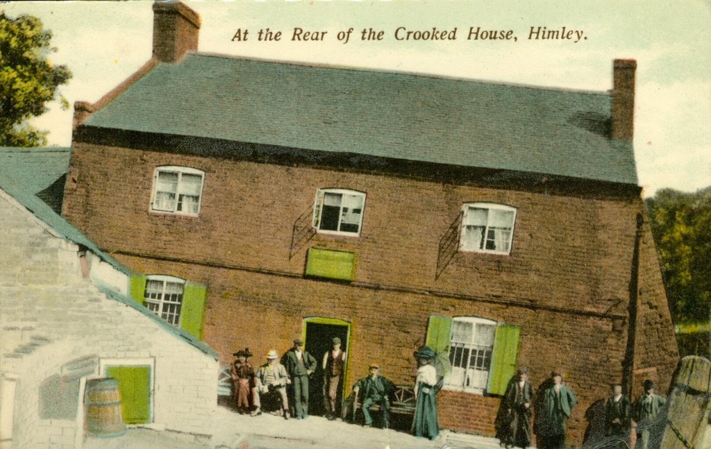 At the rear of the Crooked House, Himley