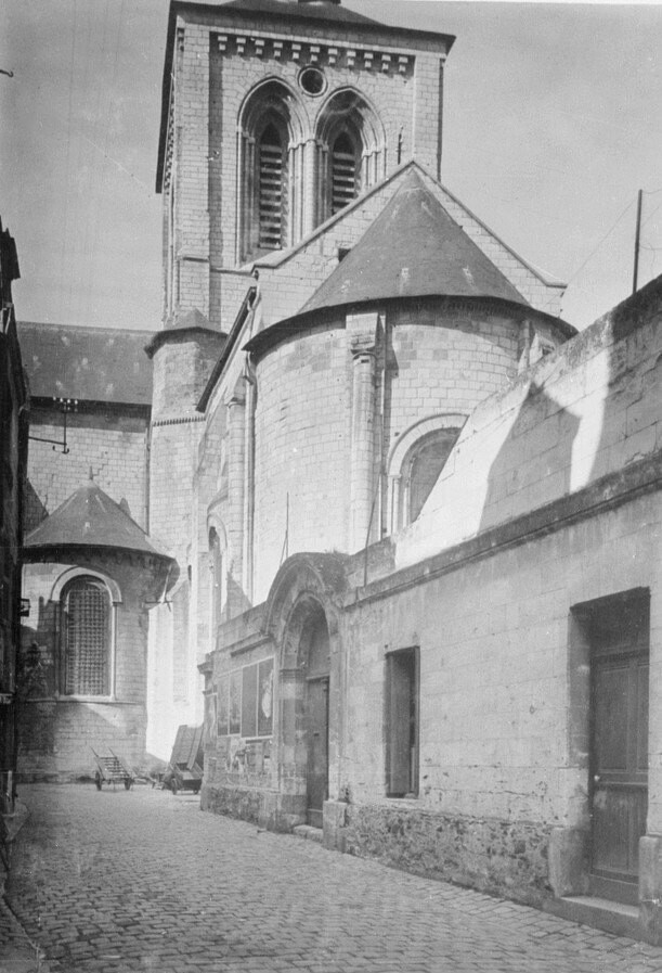 Chevet de l'église Saint-Pierre-du-Marais de Saumur