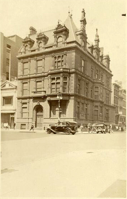 608 Fifth Avenue at the S.W. corner of 49th Street, the home of the late Dr. W. Soward Webb. 1929