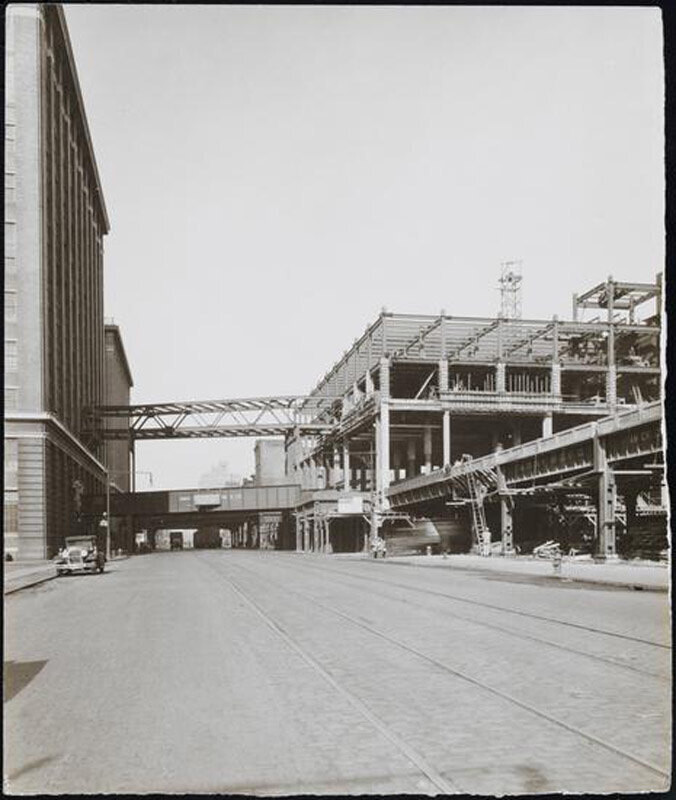 West 15th Street and Tenth Avenue. National Biscuit Company. Construction view