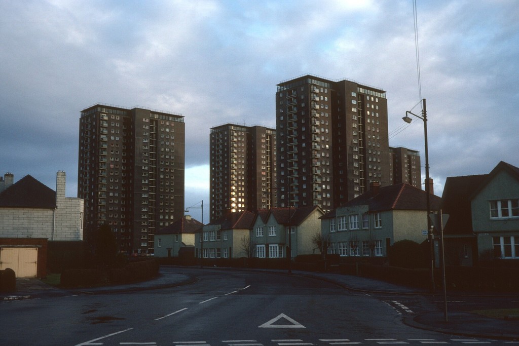 View of 20-storey blocks on Kingsway Court