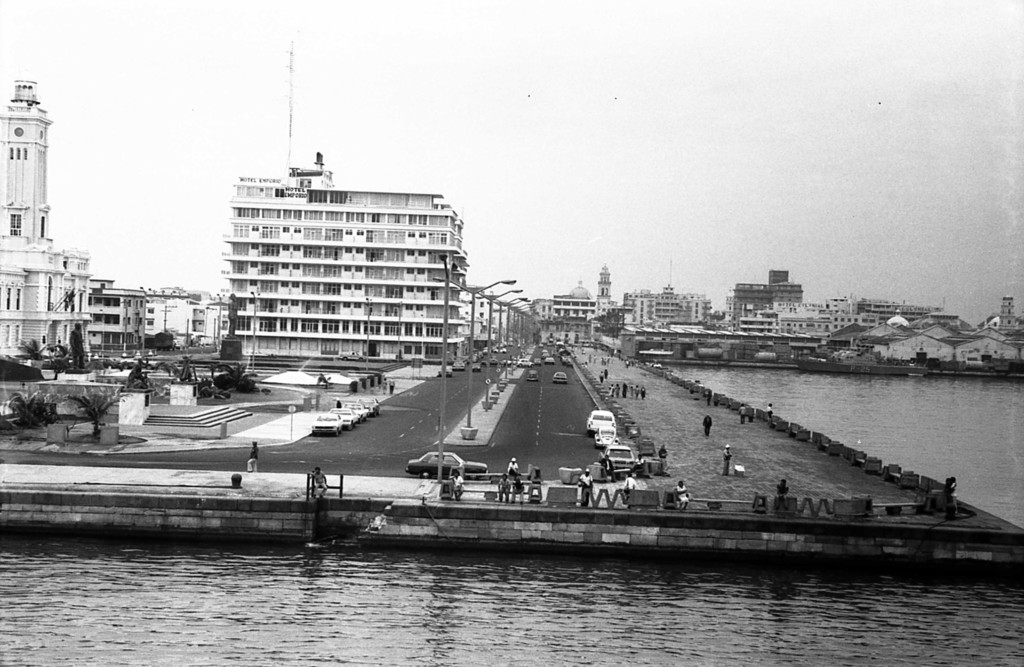 Terraplеn en el puerto de Veracruz