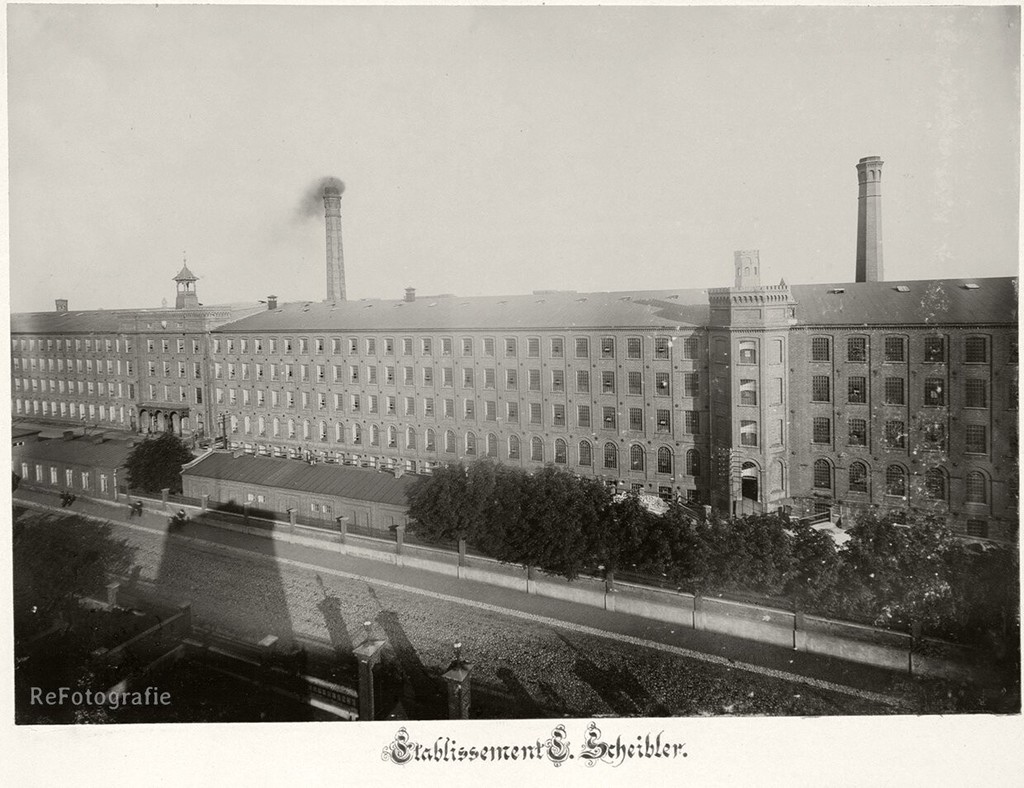 Karl Scheibler's spinning mill in Lodz