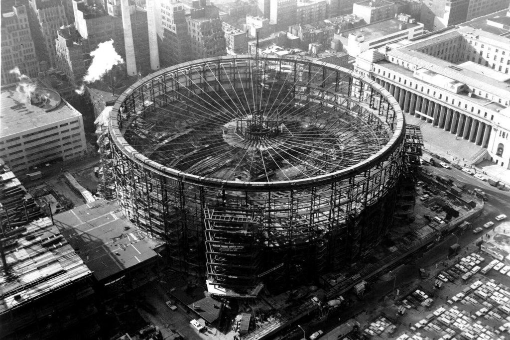 Construction of Madison Square Garden
