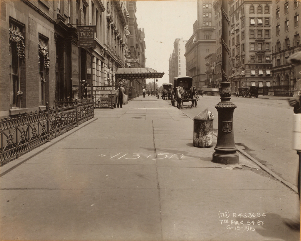 Seventh Avenue, north from West 54th Street