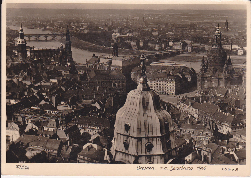 Dresden Altstadt vor der Zerstörung