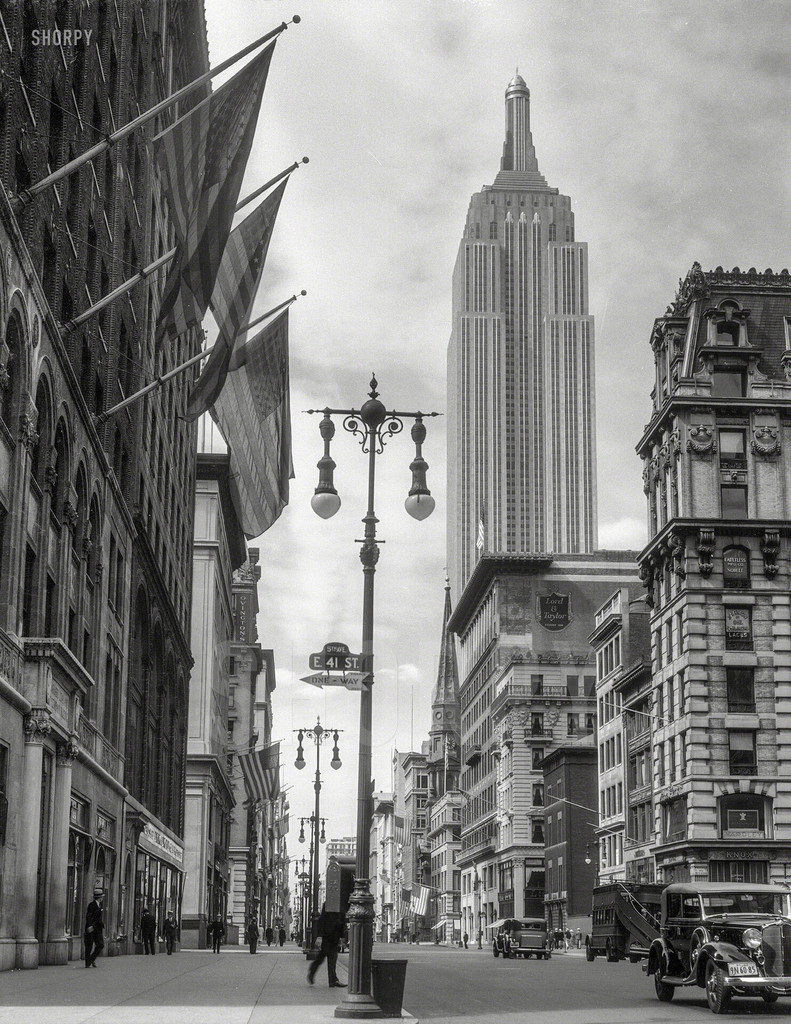 Empire State Building from 41st Street and Fifth Avenue