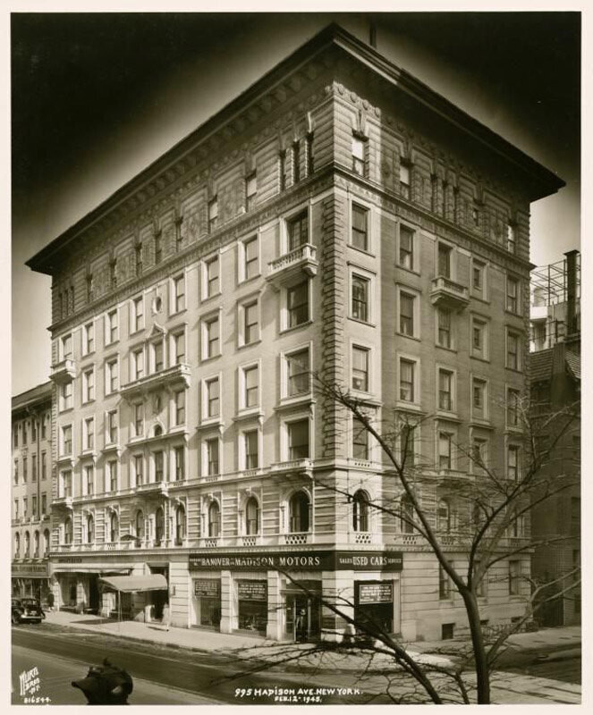 995 Madison Avenue - East 77th Street, Madison Motors, Feb. 1945, NY