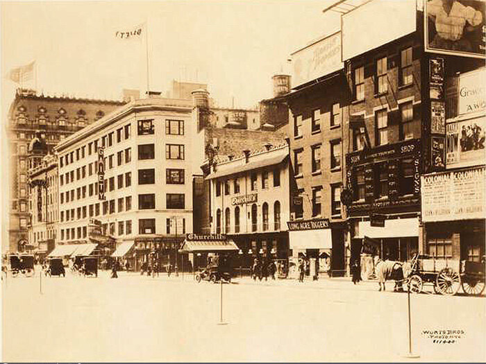 Broadway, west side, from, but not including 47th Street, to and including 45th Street