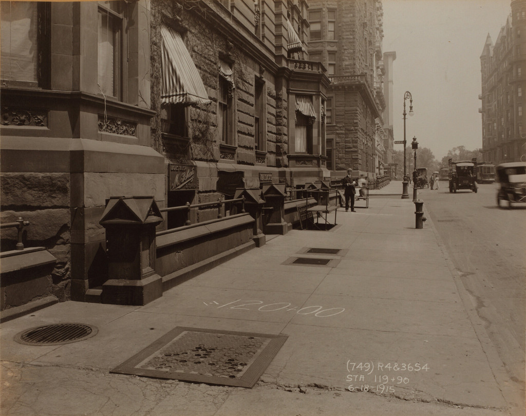 Seventh Avenue, west side, between West 56th and 57th Streets