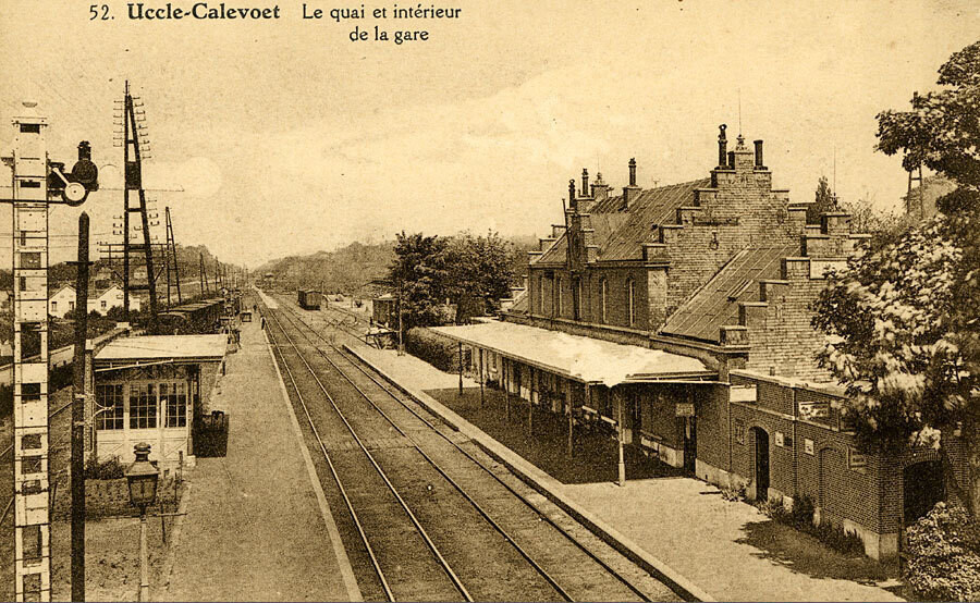 La gare d'Uccle Calevoet