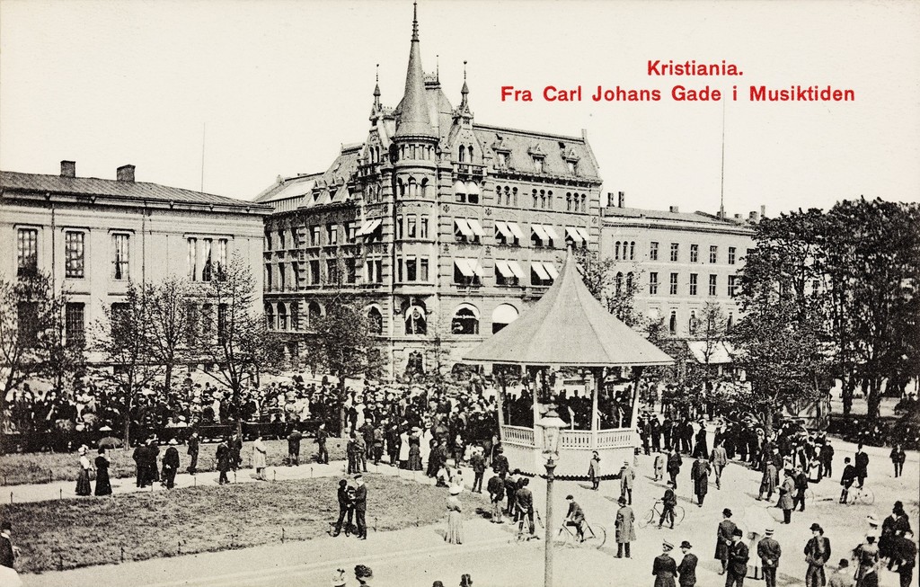 Studenter Lunden. Karl Johans Gate