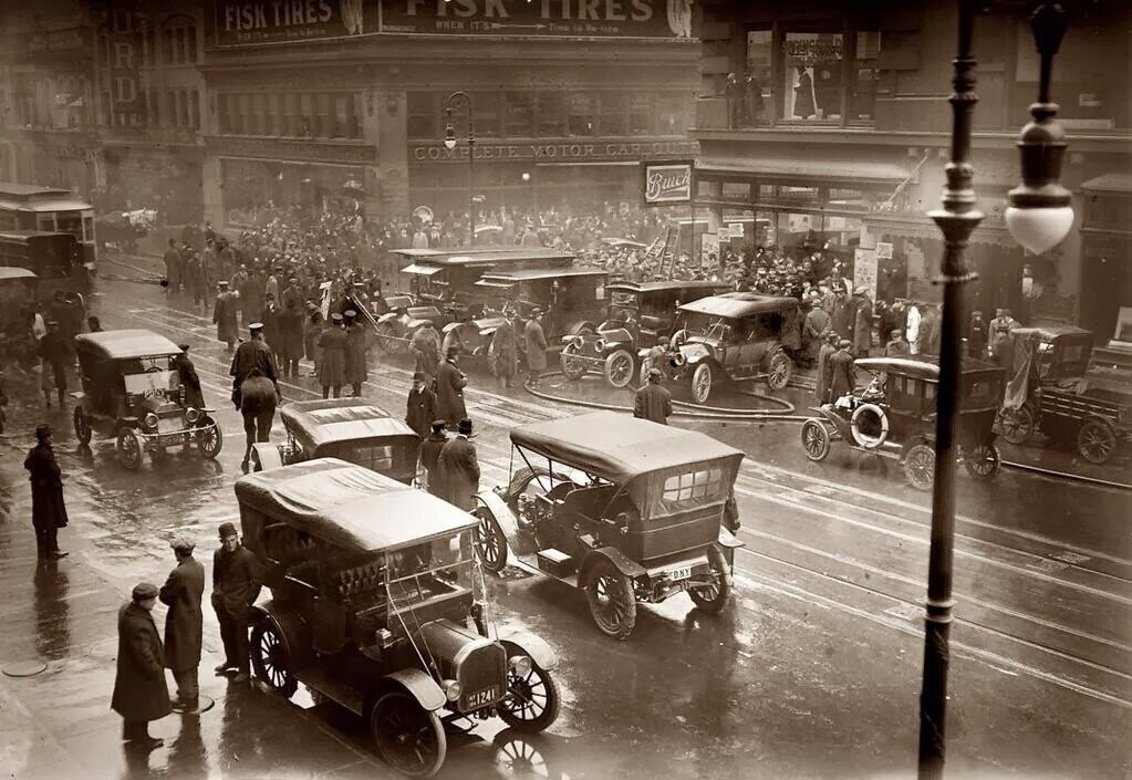 Subway Fire at West 55th Street, 1915