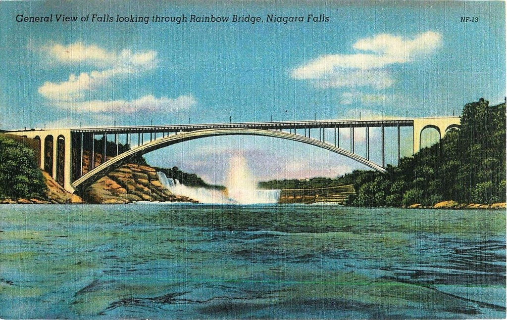 Rainbow Bridge. Niagara Falls