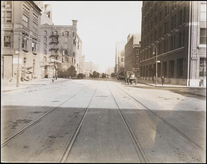 11th Avenue between 25th Street and 26th Street, looking west