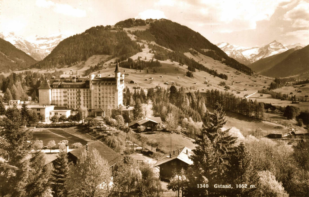Gstaad. View on Palace Hotel