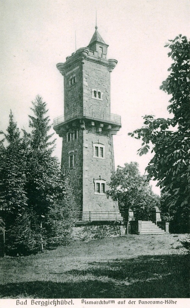 Berggießhübel. Bismarckturm auf der Panoramahöhe