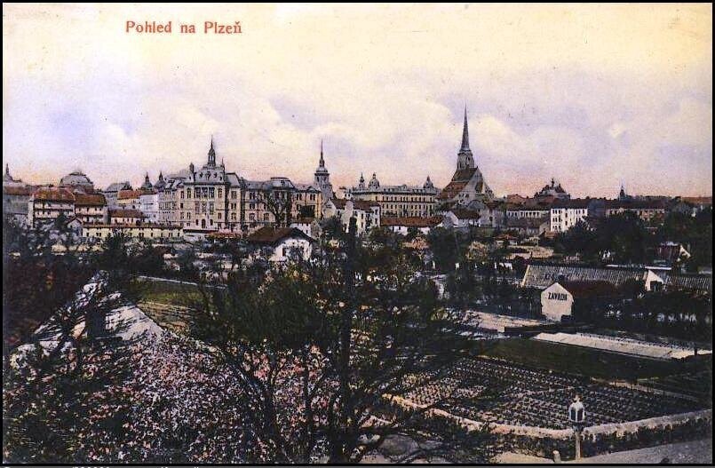 Pohled na Plzeň.